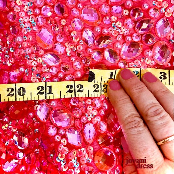 Jovani Pink Mini Dress - Picture 5 of 5